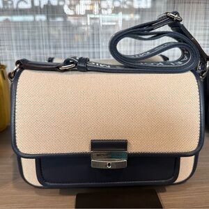 Michael Kors Navy and Cream Women's Bag